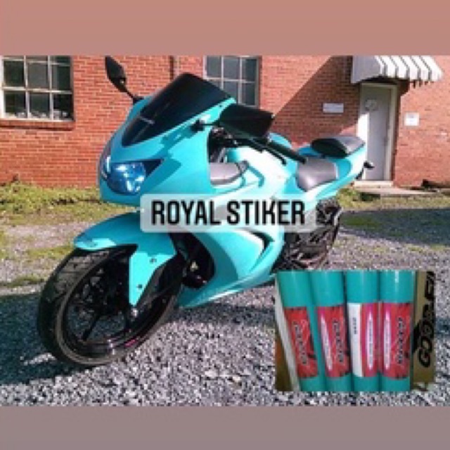 STIKER/ SKOTLET HIJAU TOSCA UNTUK MOBIL DAN MOBIL