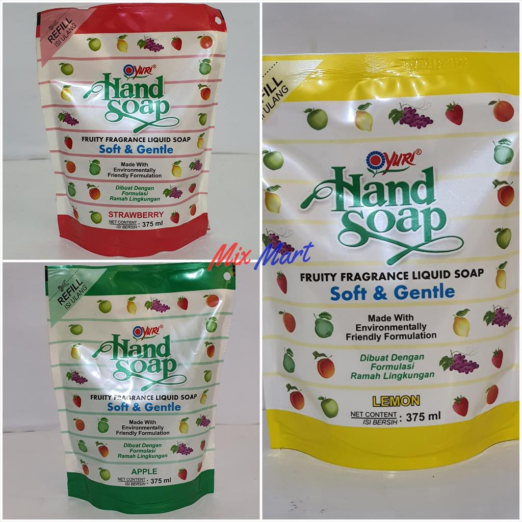 Yuri Handwash Refill 375 ml / Sabun cuci tangan