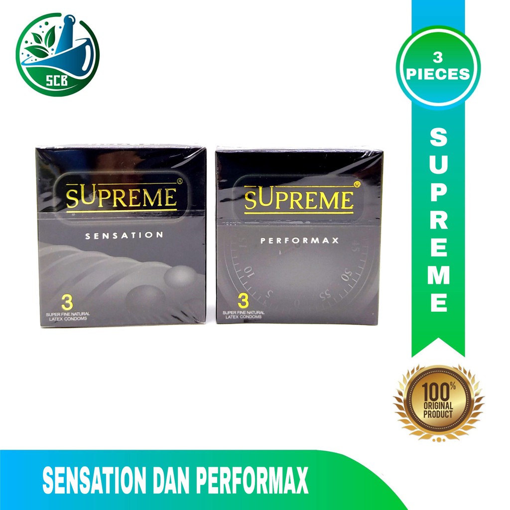 Kondom Supreme Performax & Sensantion - Isi 3