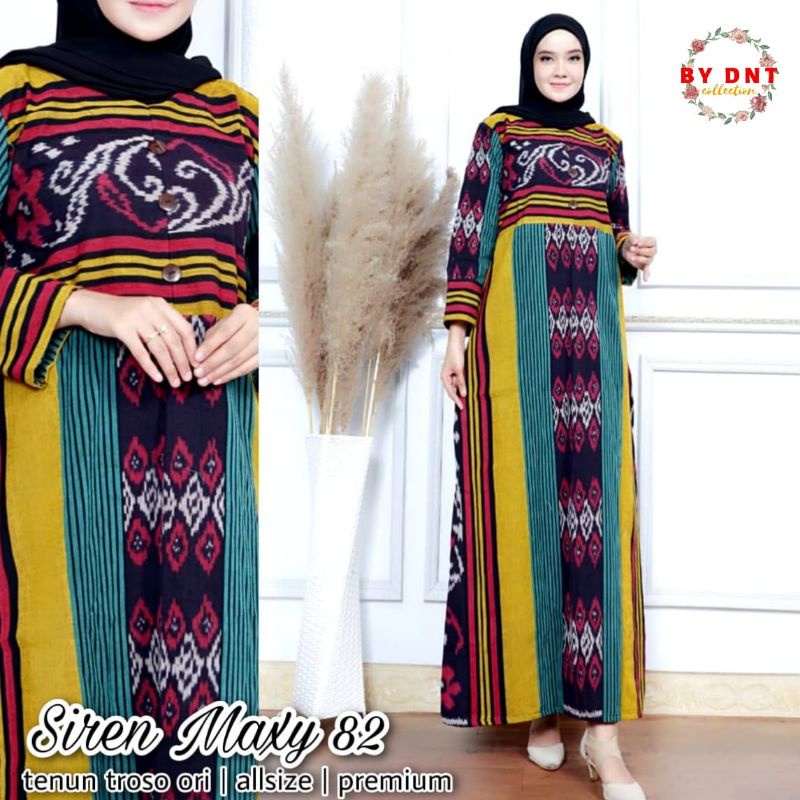 Gamis Tenun Troso Original Solo