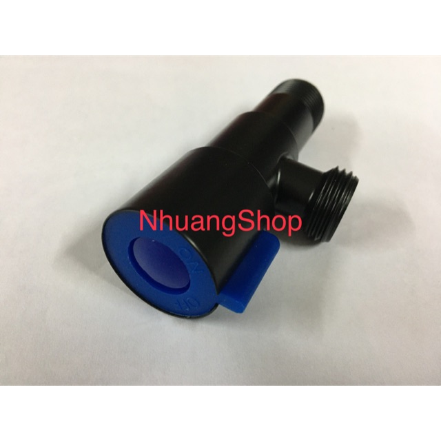 Stop kran HITAM single stenlis cap BIRU stainless steel