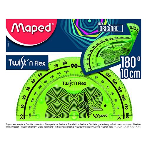 

Maped Twist'n Flex Degree Ruler 180 Degree - 10 cm Busur Derajat Fleksibel