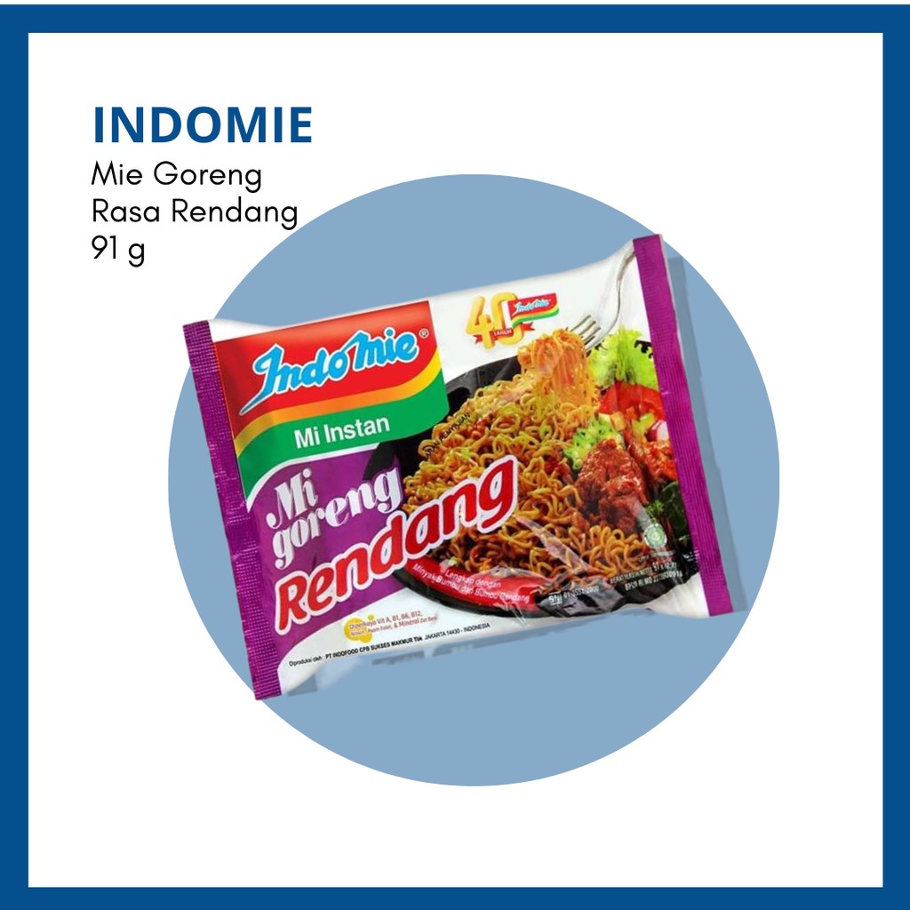 

INDOMIE GORENG RENDANG 91GR