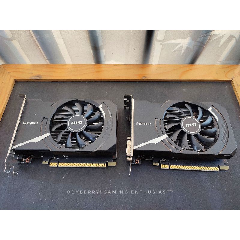 MSI GeForce® GT1030 DDR5 GT 1030 AERO ITX OC 2GB GDDR5 Segel Pabrik Suhu Adem Joss LikeNew
