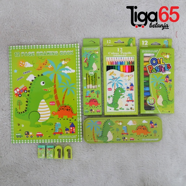 365 STATIONERY SET #40981 Buku &amp; Alat Tulis Anak / Karakter Fancy Gambar Lucu