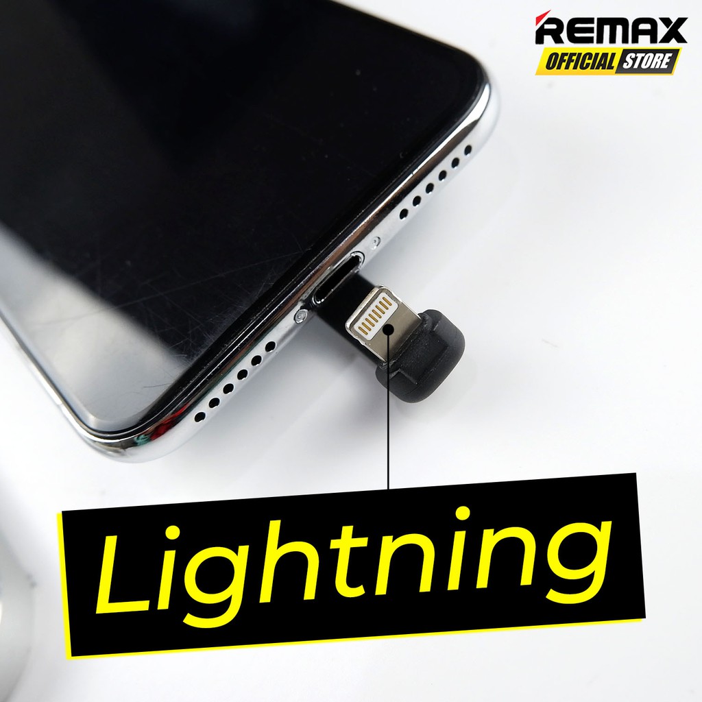 Remax RL-LA08i Audio Adapter With Ring Garansi Resmi / Audio Adapter iPhone