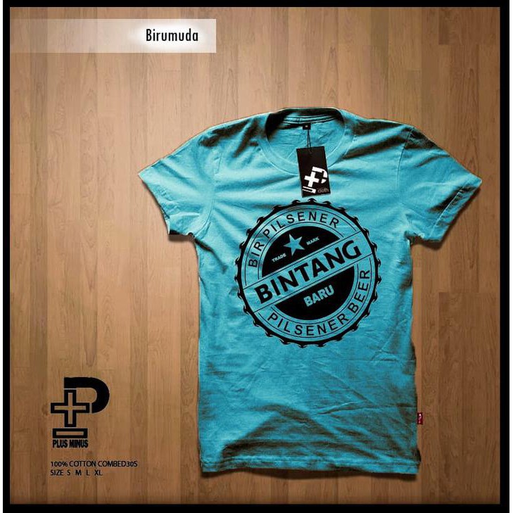 Gratis Ongkir Baju Kaos Tshirt Pria Combed Distro Motif Beer Bir Bintang Pilsener Polos Terbaru