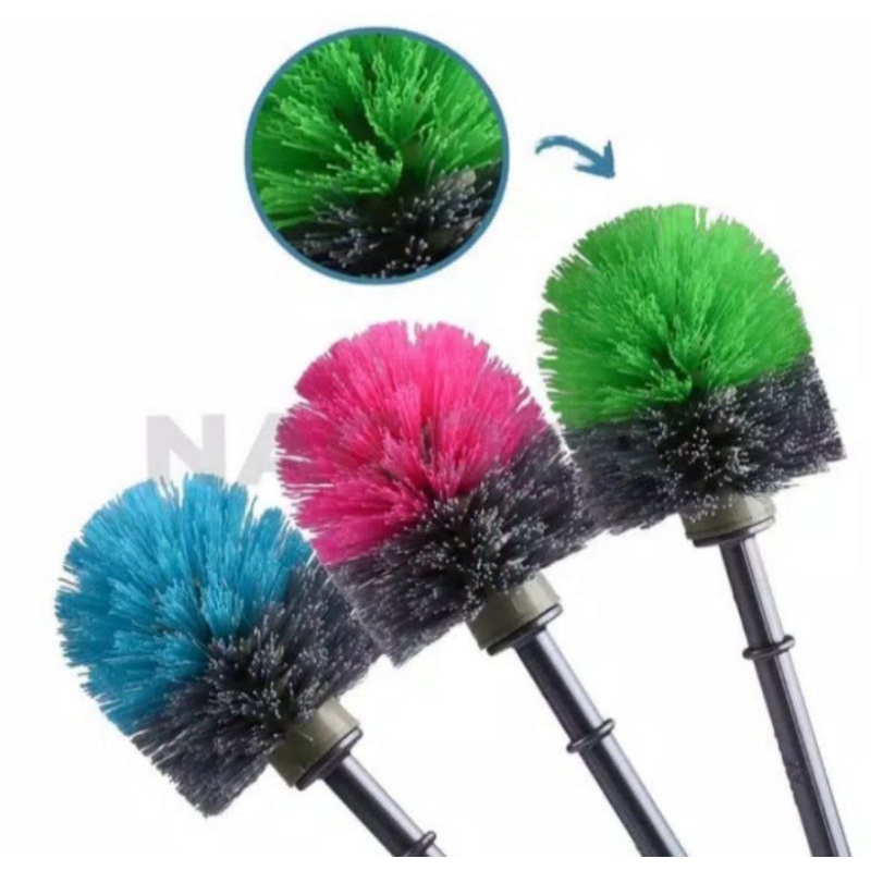 sikat WC bulat dengan gagang / sikat WC otsu nagoya