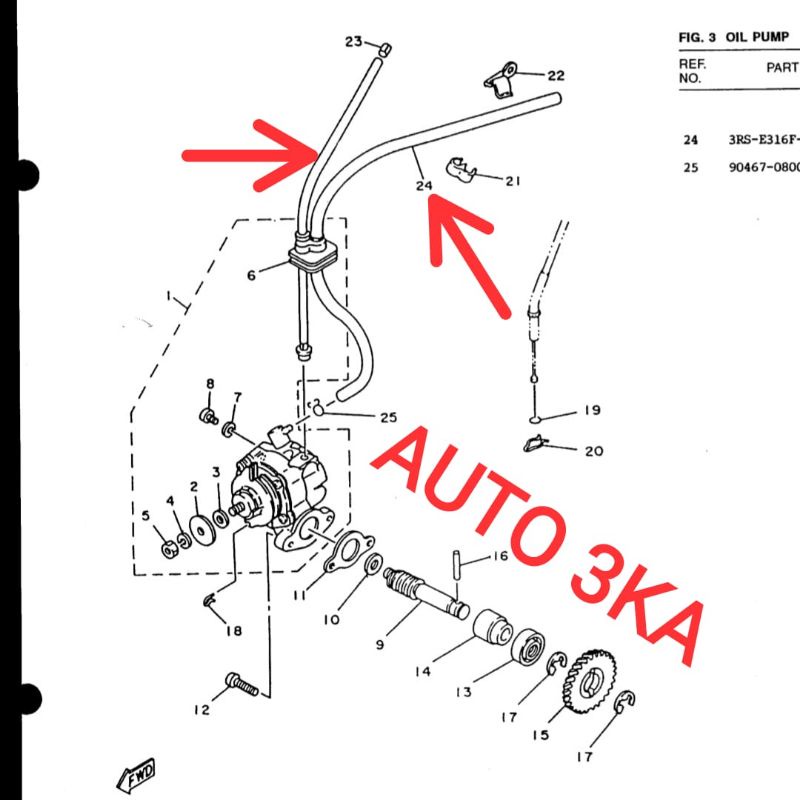RB HOSE OIL SELANG POMPA OLI SAMPING RX KING RXS RXZ RXKING COBRA ORIGINAL