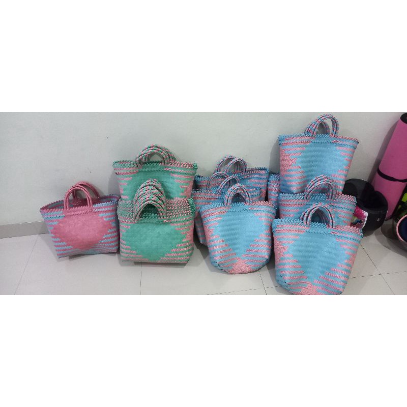 keranjang tas anyaman jumbo