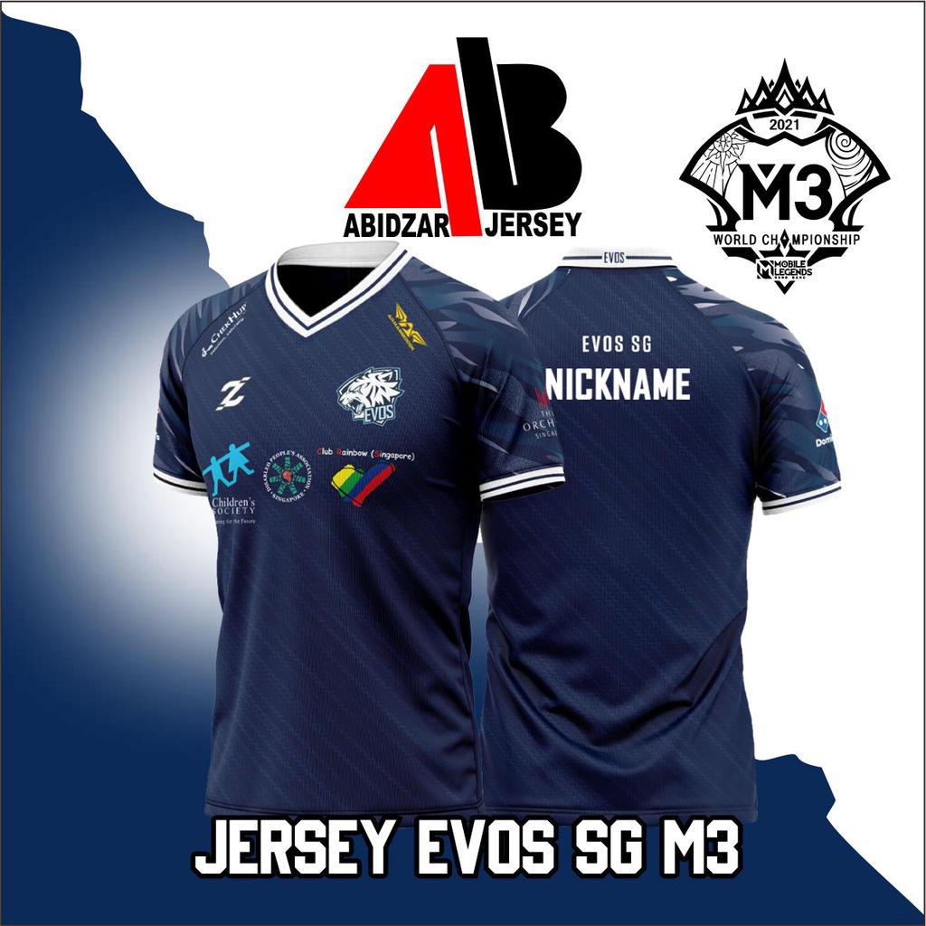 JERSEY EVOS SG TERBARU M3 WORLD CHAMPIONSHIP