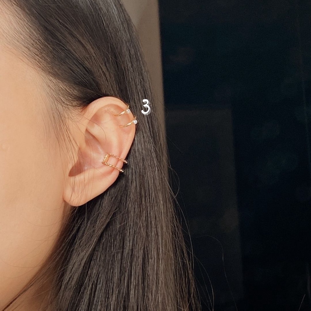 Clip Earrings - Anting Cuff / Earcuff / Anting Jepit Tanpa Tindik