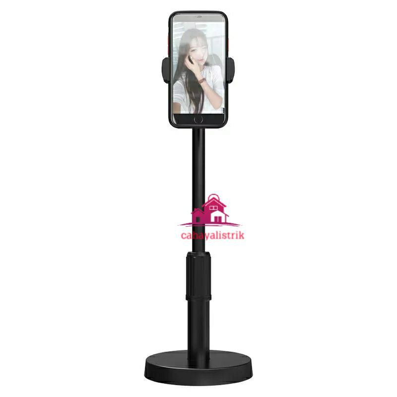 Stand Holder HP Handphone Penyangga Broadcasting Putar 360 Desktop