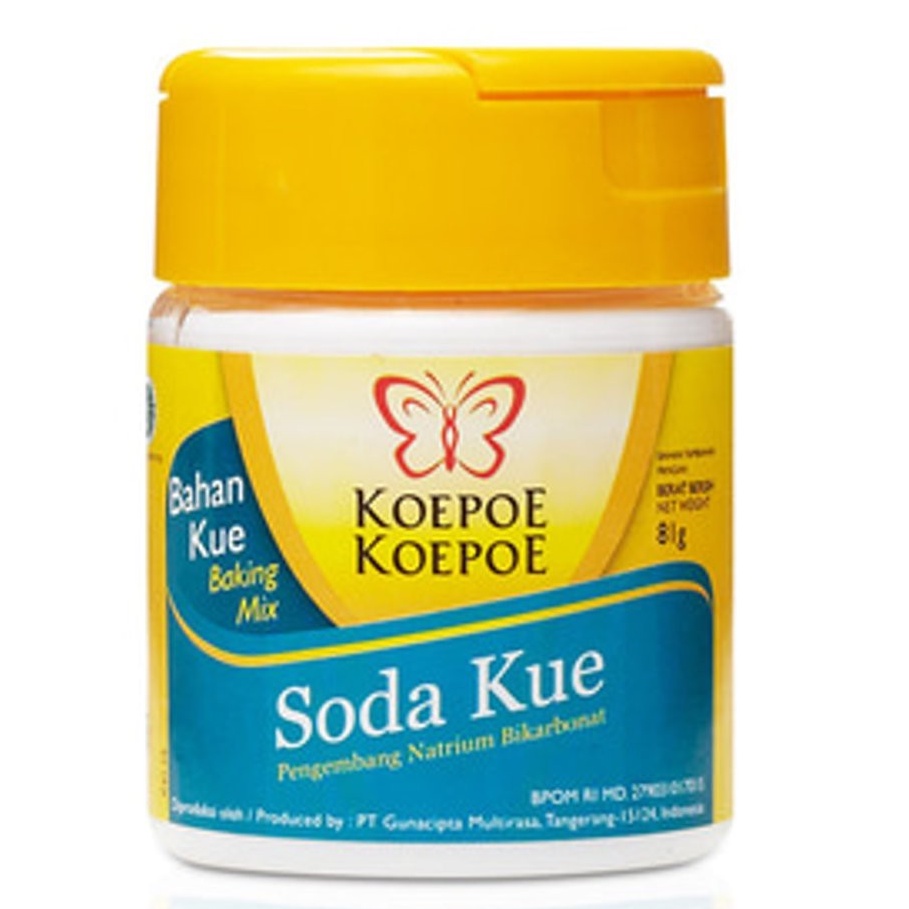 

Koepoe Soda Kue 81gr Koepoe-Koepoe Pengembang Natrium Bikarbonat