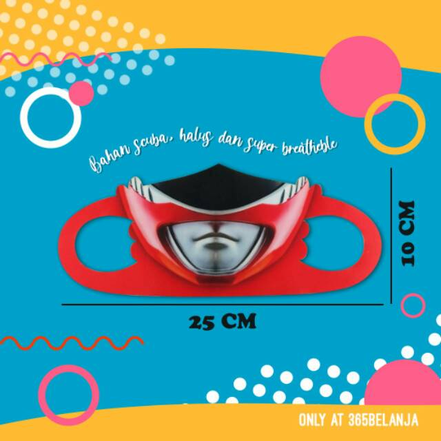 365 Masker Scuba Mulut / Karakter Anak Masker Anak