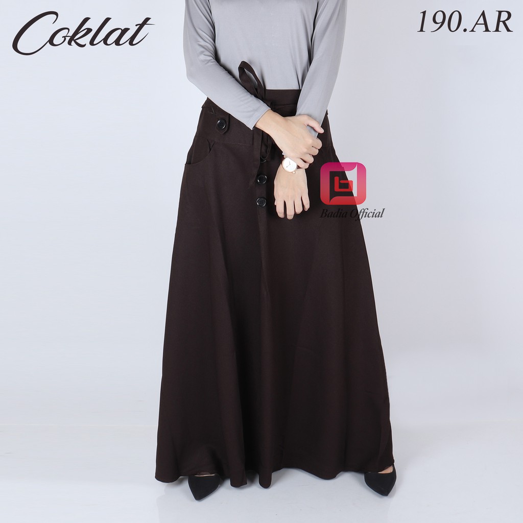 rok payung formal jumbo wanita flare premium