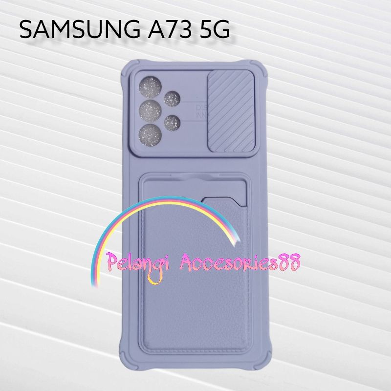 CASE SAMSUNG A73 5G SOFTCASE SLEDING WARNA WARNI