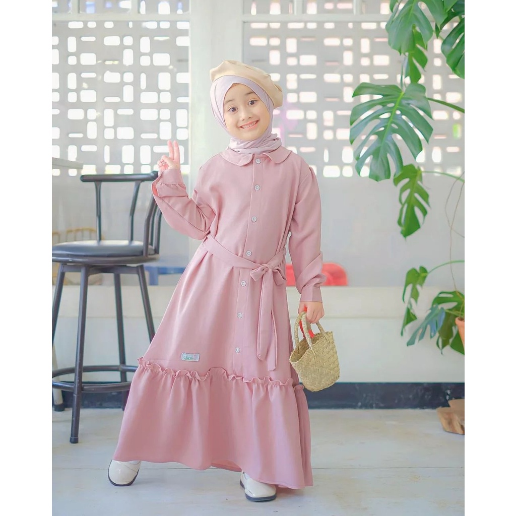 IK Chery kids pakaian muslim anak perempuan bahan ity crepe