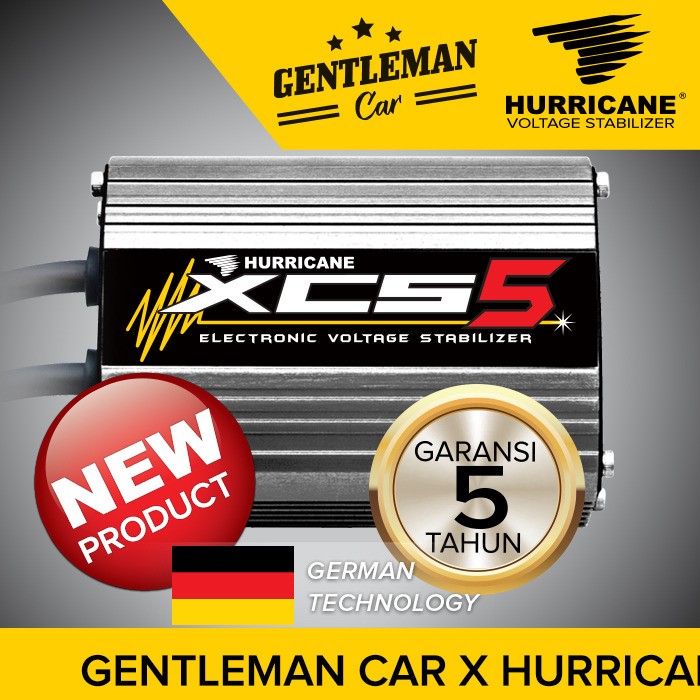 Hurricane XCS 5 Mobil Free 1 kabel ground Wire Garansi Resmi 5 Tahun