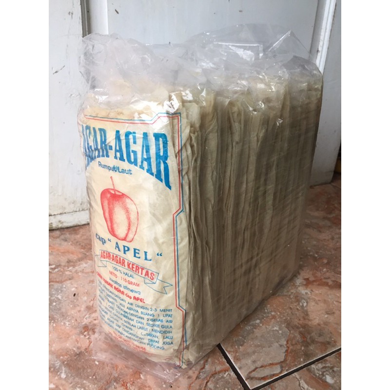 

Agar-agar kertas cap apel /kilo