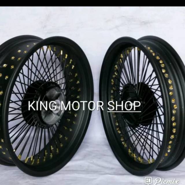Velg  Jari Jari seribu motor Tiger revo megapro primus CB 150 CBR 150 bisa reguaes warna velg