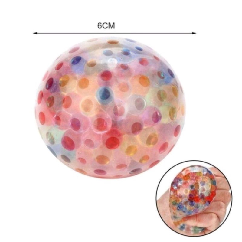 Stress ball rainbow/vent ball/stress relieved