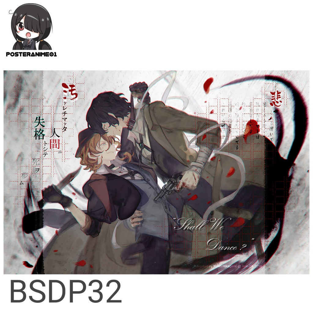 Poster Anime Bungou Stray Dogs #2 | Poster Anime Bungou Stray Dogs-BSDP32