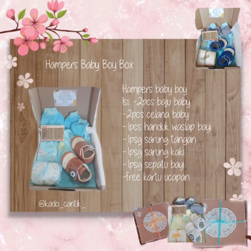 Hampers baby kado bayi murah kado lahiran bayi box (UPLODE ULANG)-3