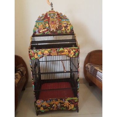 Sangkar Ukir SIP Reog Motif Ponorogo Limited Edition Kayu Jepara