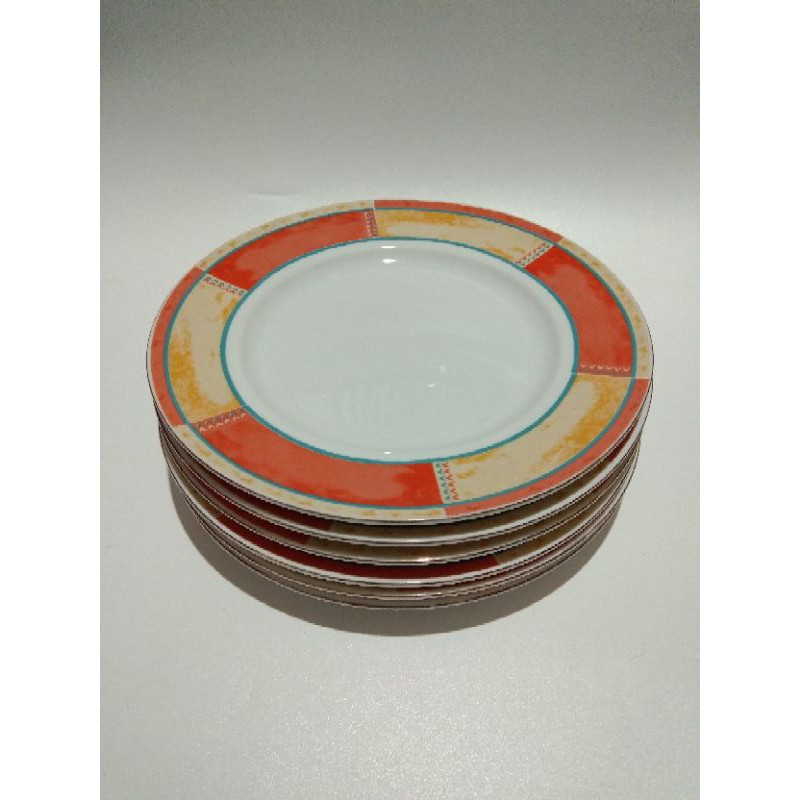 Piring makan 27cm (sango keramik)