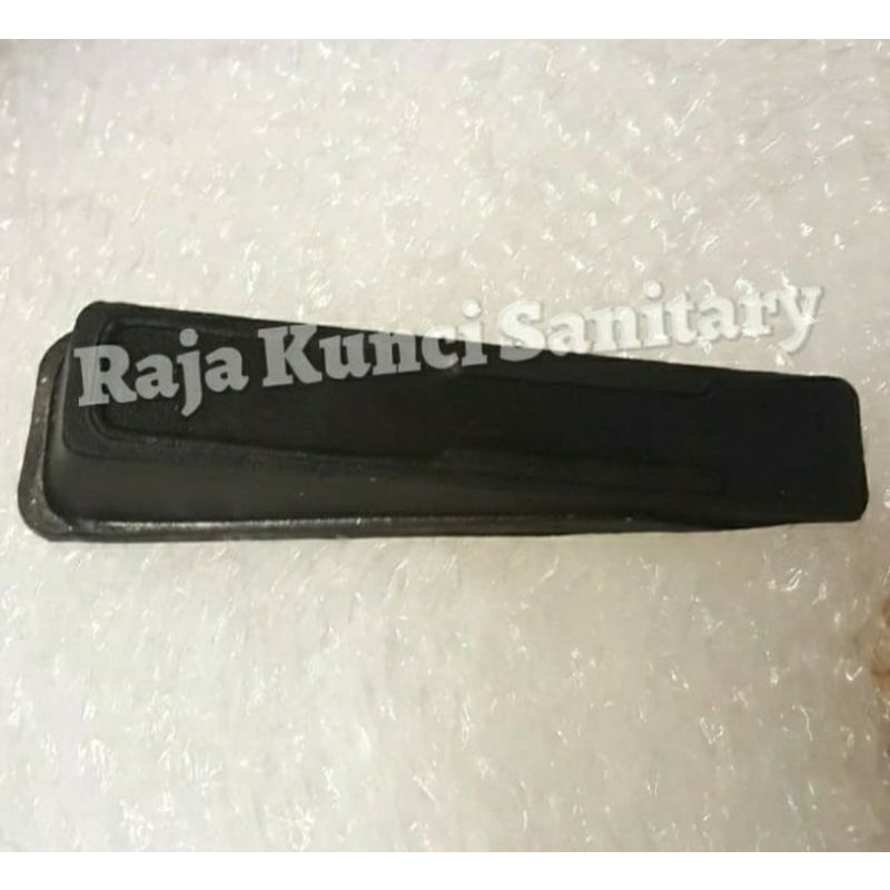 Door Stopper Karet Miring/Penahan Pintu Karet Hitam /Black/Ganjalan Pintu