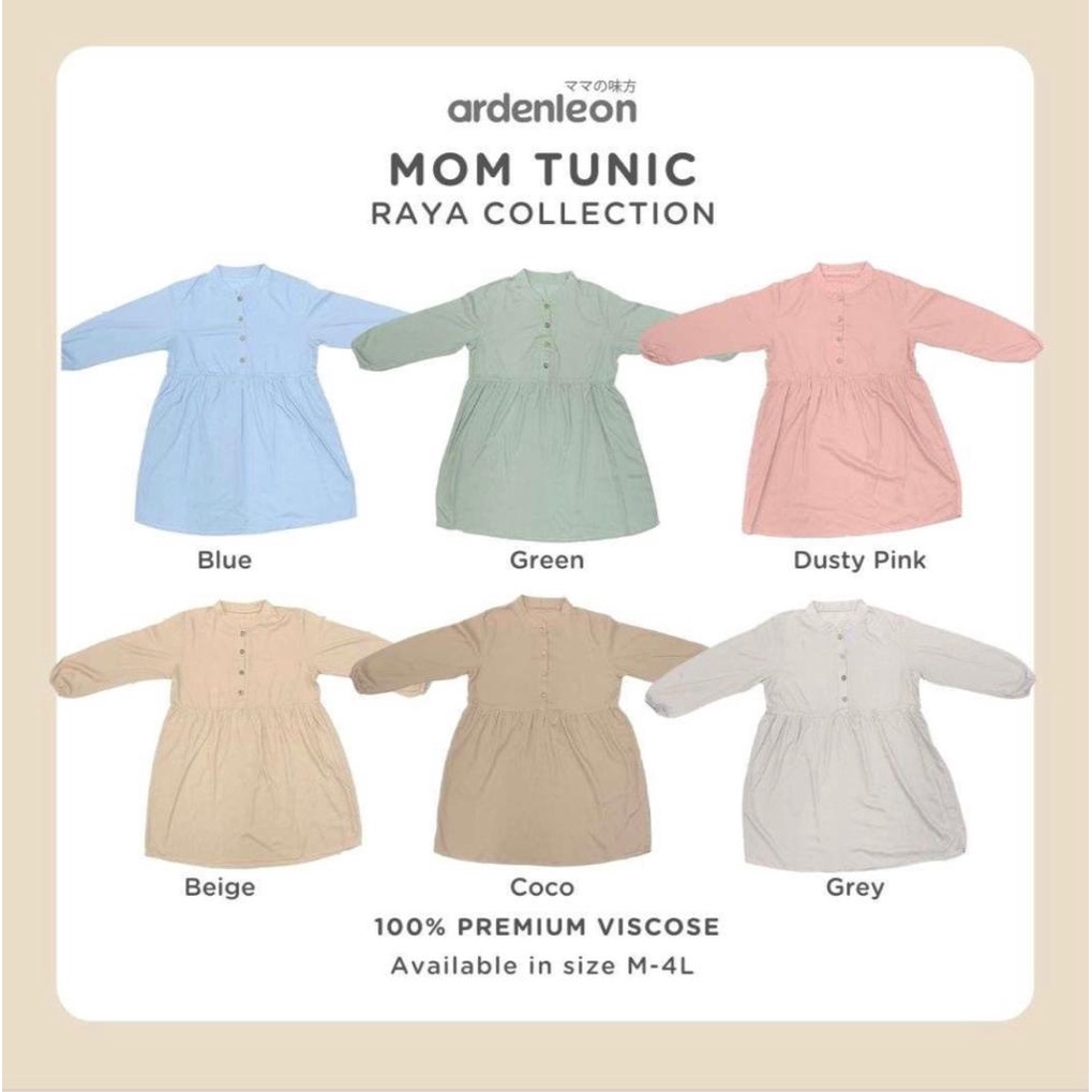 Ardenleon MOM TUNIC RAYA / Baju Atasan Perempuan Wanita