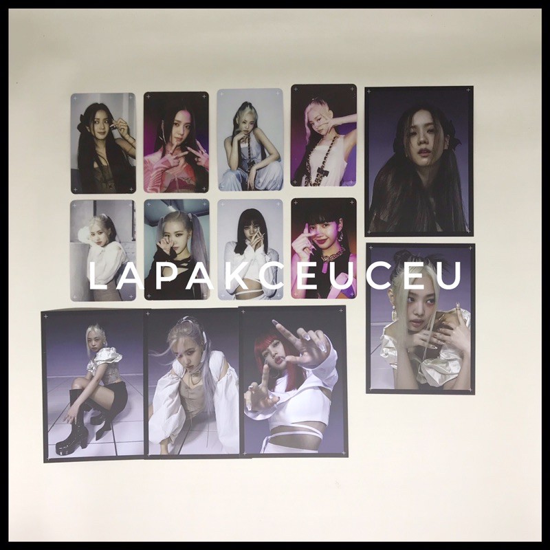 [READY STOCK] HYLT album only photocard poster How You Like That Jennie Jisoo Rose Lisa