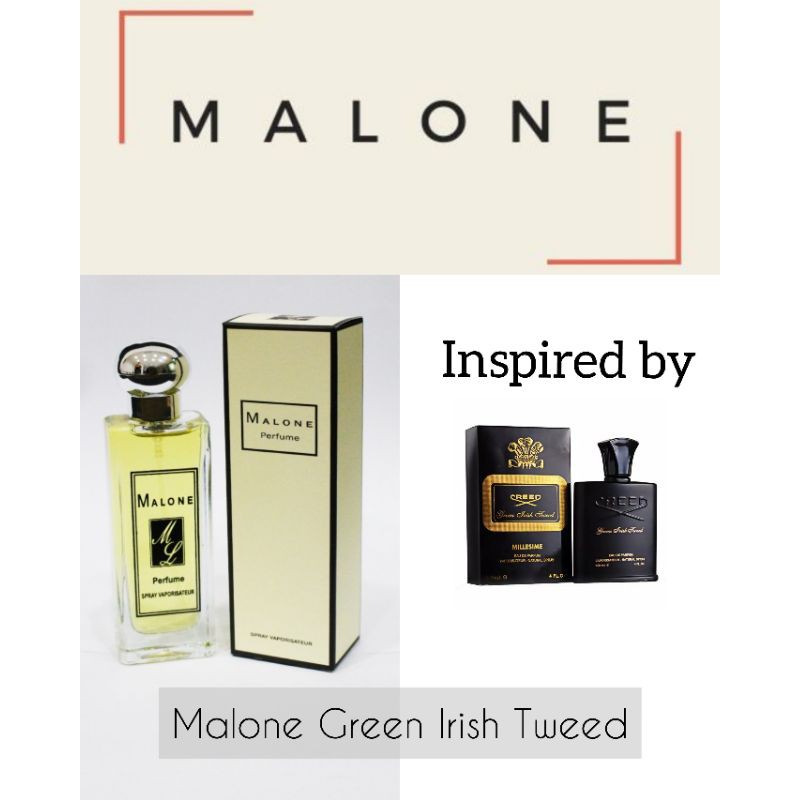 Parfum Pria MALONE Green Irish Tweed creed 35ml Parfum Original Cowok