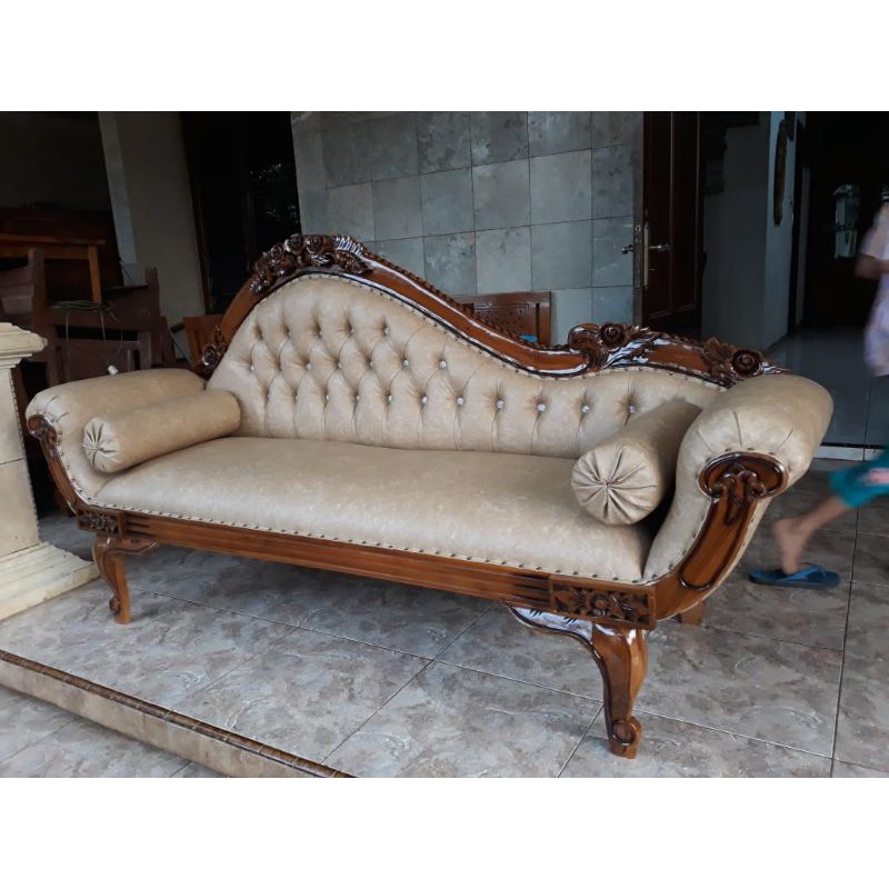 Sofa santai / sofa ukir jati