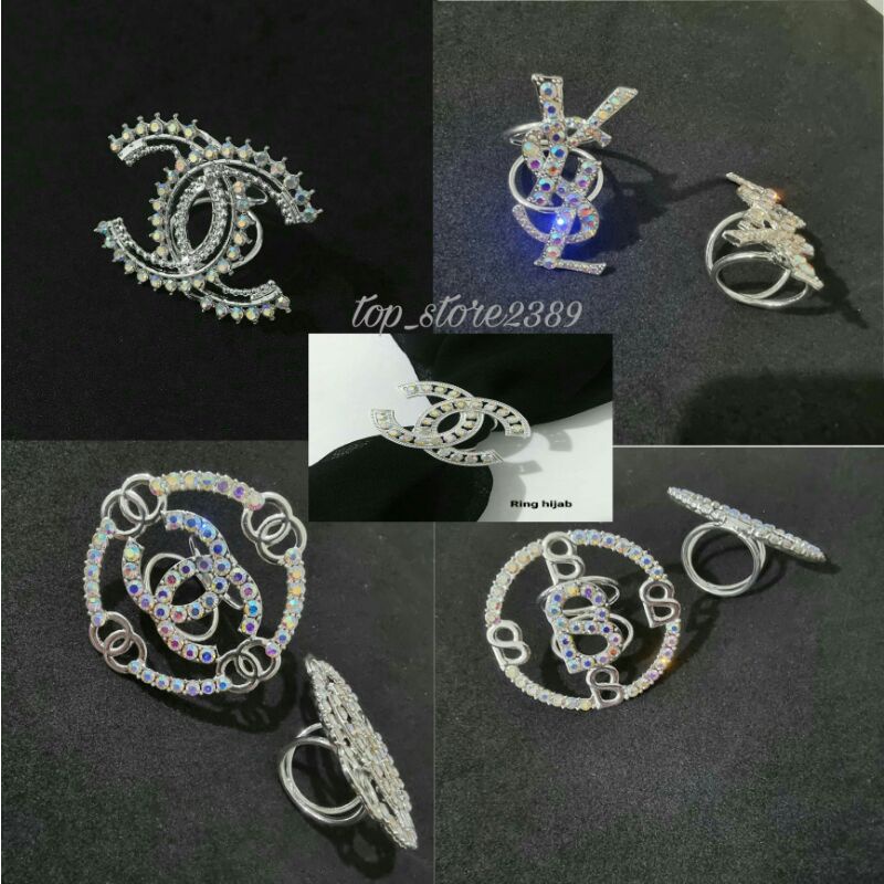 Bros ring hijab / ring hijab / cincin jilbab / ring merk