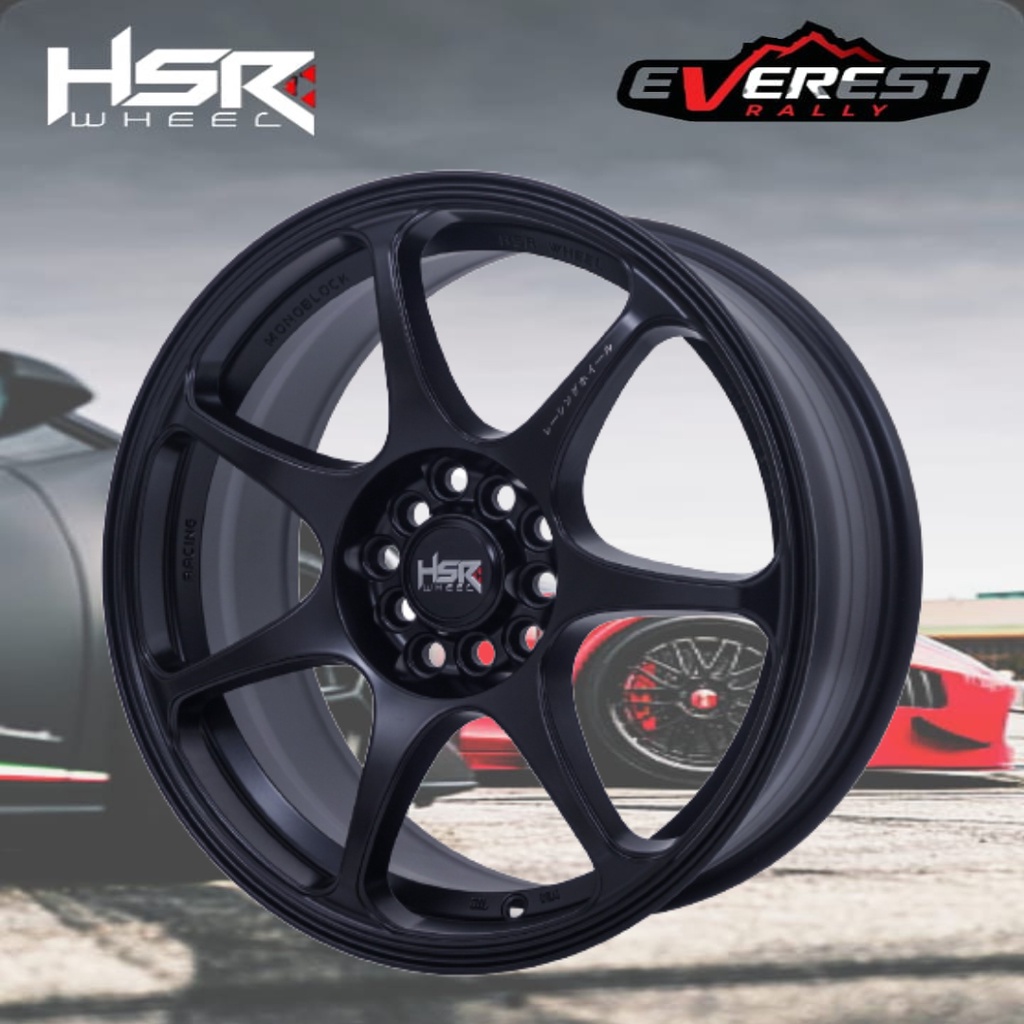 Velg Mobil HSR Ring 17 Sebunsuta BOROKO 03 HSR R17 Lebar 75 Baut 5