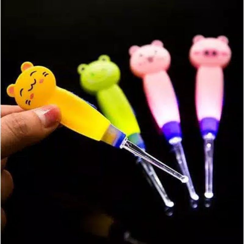 KOREK KUPING LED ANIMAL - ALAT PEMBERSIH TELINGA