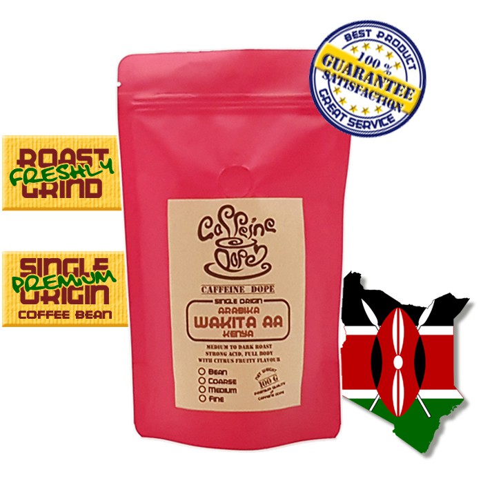 

Kopi Arabika Wakita AA Kenya 100 Gr - Bean/Biji & Ground/Bubuk