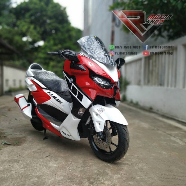 Paket Full Body Tameng Predator All New Nmax 2020 Motif Airbrush Indonesia