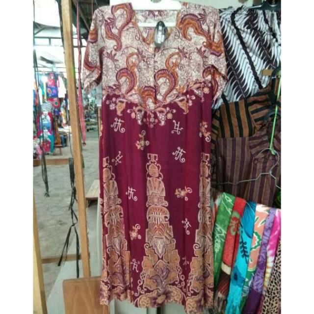 TERMURAH! TERLARIS! DASTER BATIK LENGAN PENDEK MERK BINITA - BATIK ASLI PEKALONGAN - BAJU HAMIL