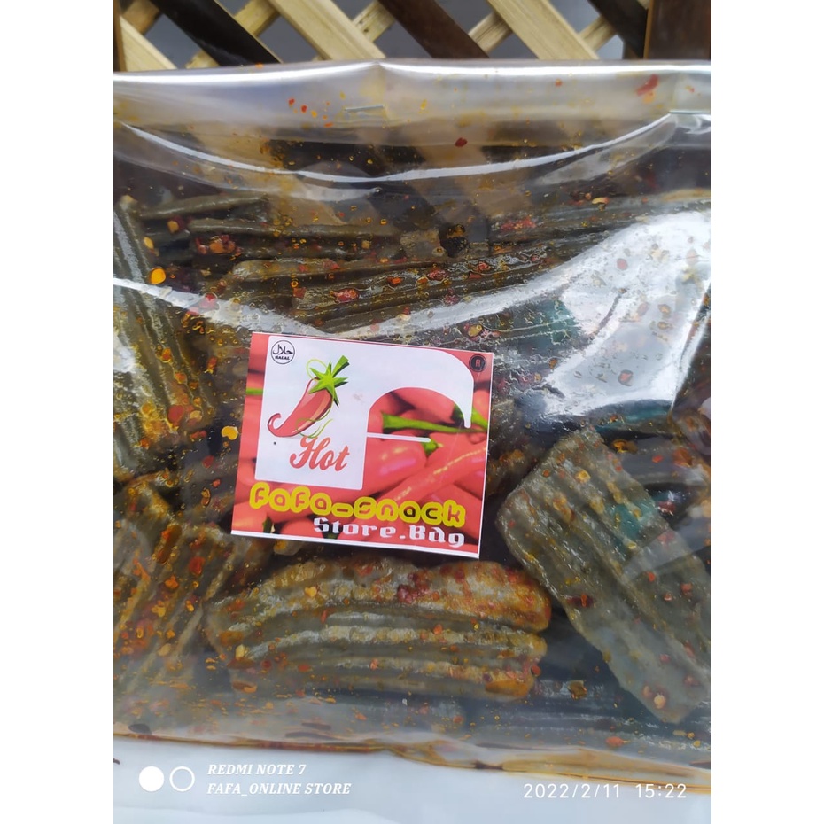 

Seblak krupuk bantet jengkol rasa pedas extra daun jeruk/sebring/seblak instans/seblak viral/jajanan murah/seblak khas bandung/kerupuk jengkol kiloan/isi 250gr/cemilan kekinian/basreng sultan