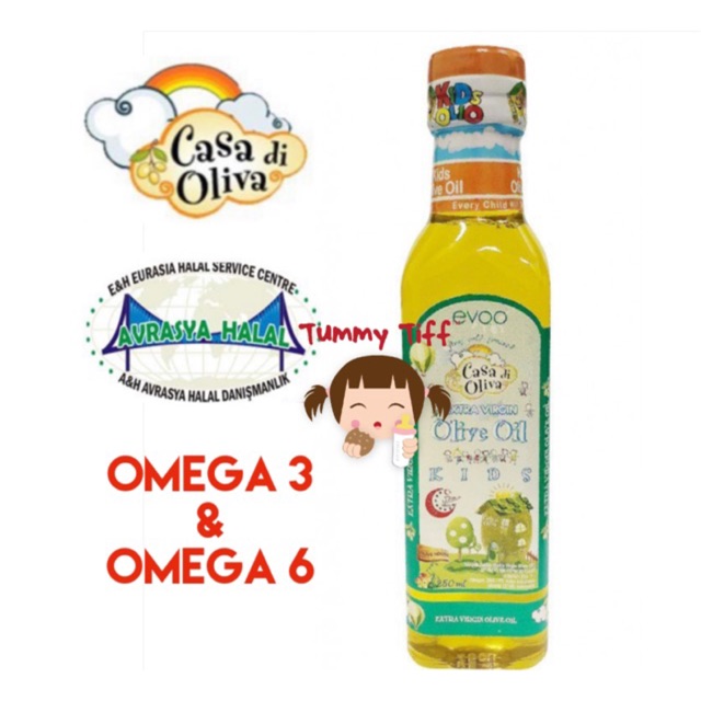 EVOO (extra virgin olive oil) CASA DI OLIVA Casa di olivia for Kids mpasi Minyak Zaitun Minyak MPASI / BB Booster MPASI / CCO / VCO Lemak MPASI Minyak Bayi Lemak Tambahan Lemak Lemak Mpasi Lemak Bayi