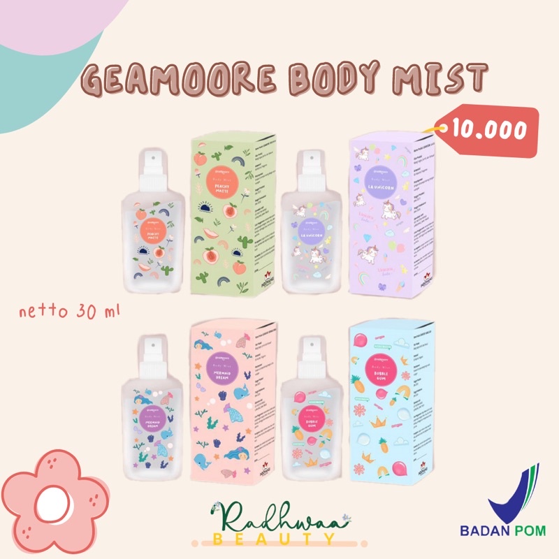 GEAMOORE BODY MIST 30 ML
