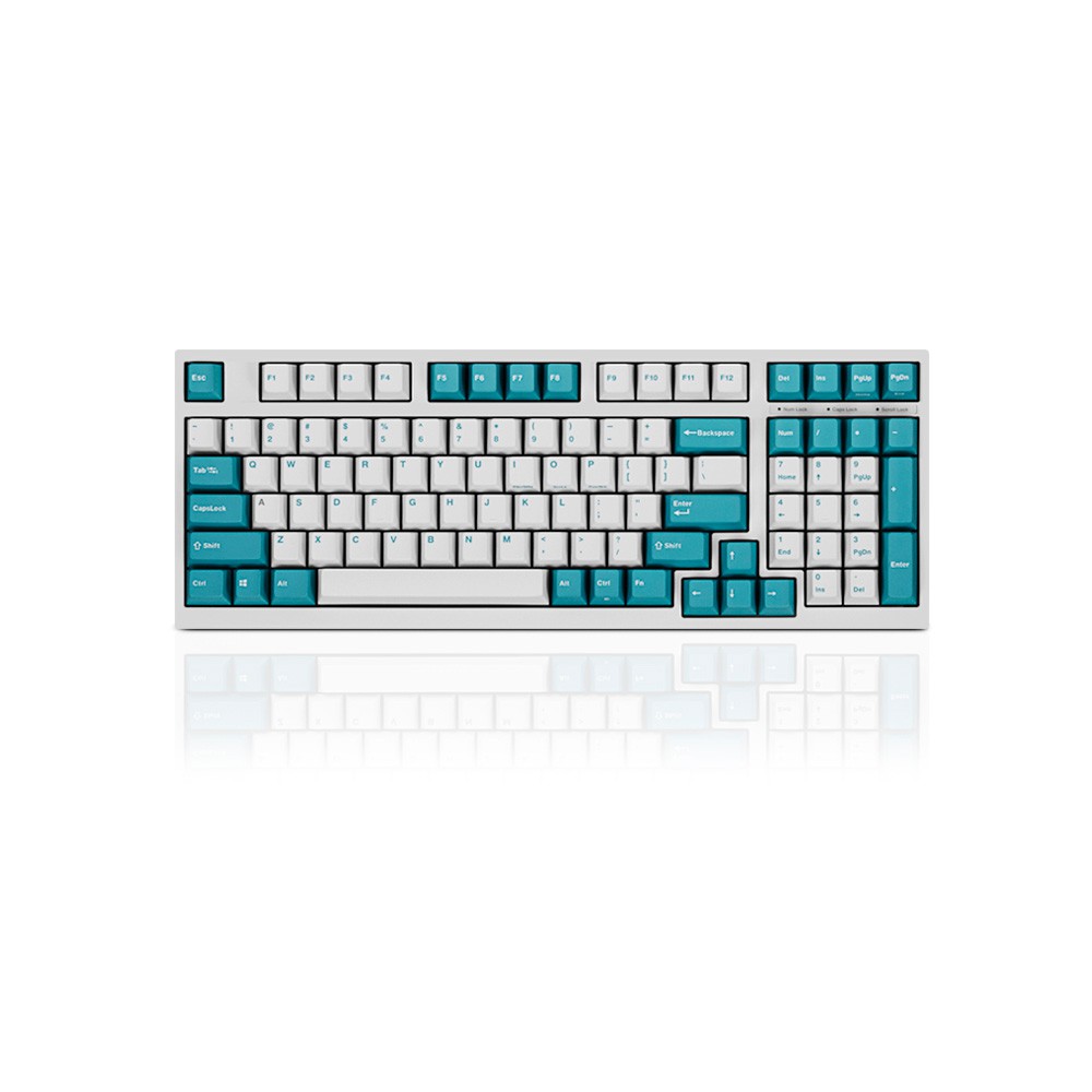 Mechanical Keyboard Leopold FC980M White Mint