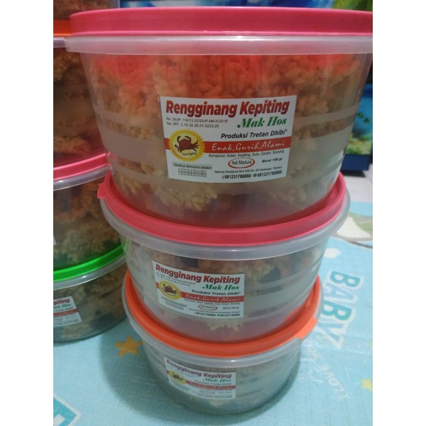 

Rengginang Kepiting free toples 400gr