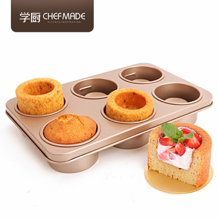 chefmade 6 cups bowl maker wk9051/ muffin / cup cake bulat