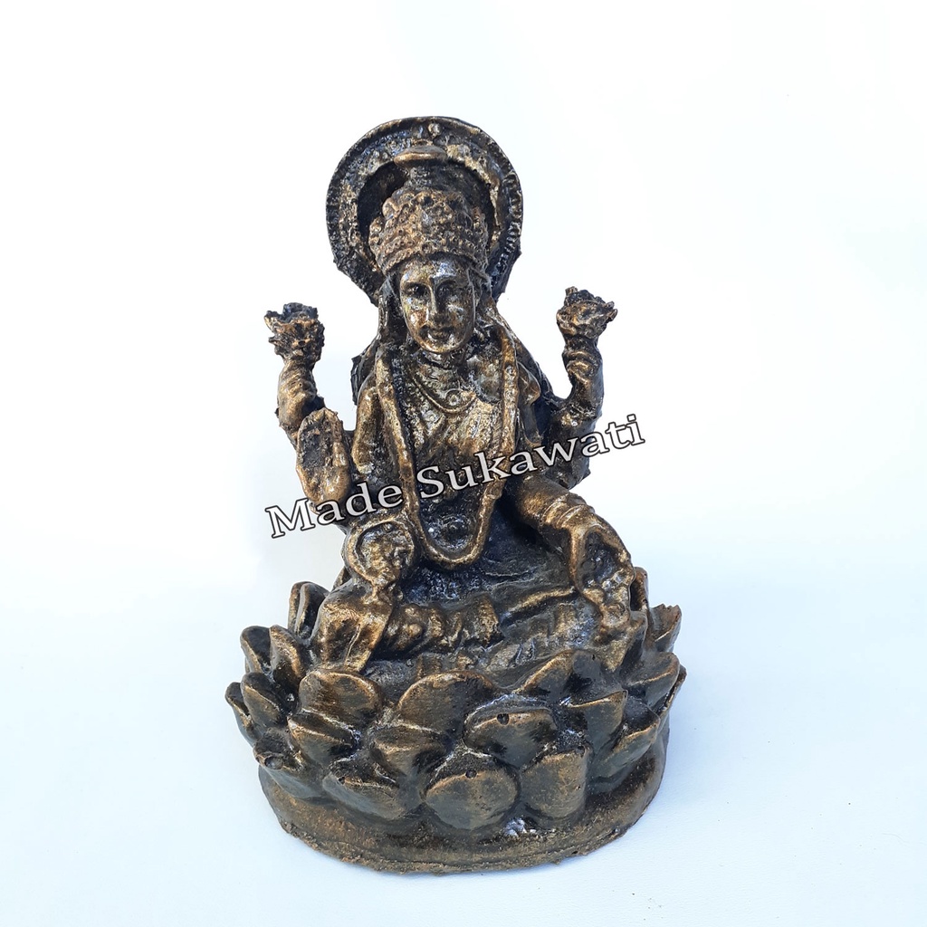 Patung Dewi Laksmi 17cm kerajinan Resin Bali