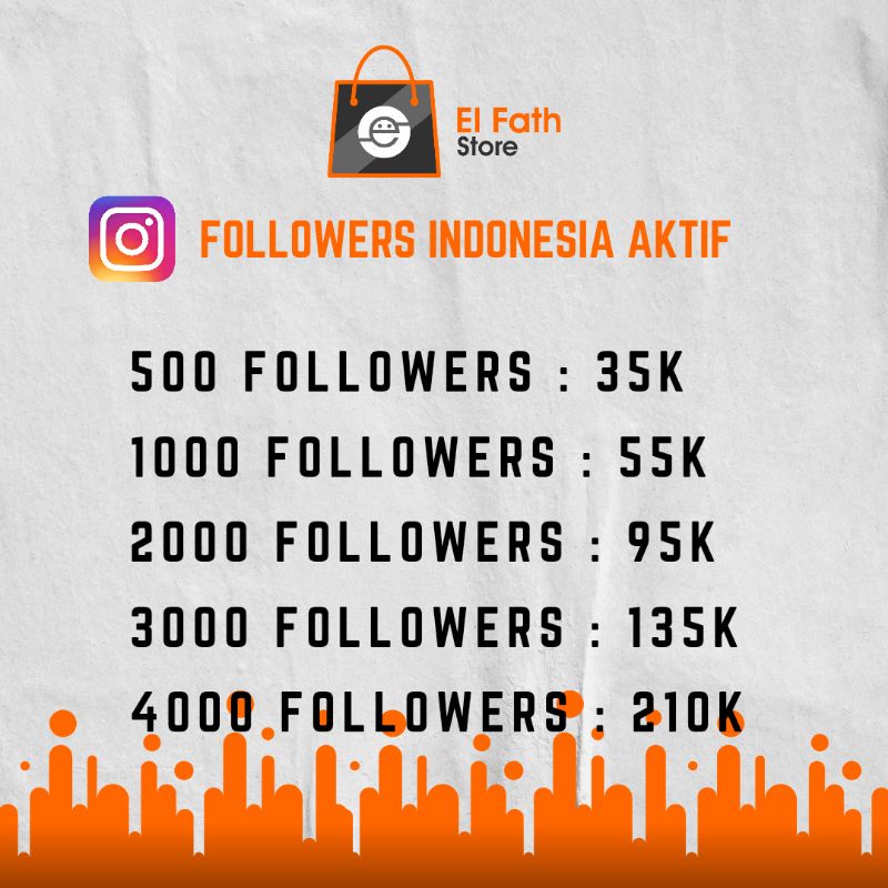 Jual PROMO !! FOLLOWERS IG REAL AKTIF INDONESIA LAYANAN AKUN FOLLOWER
