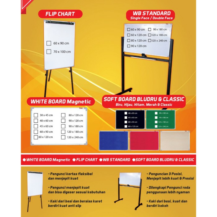 

Papan tulis - white board SAKURA promo